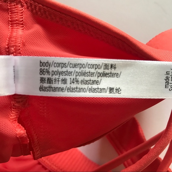 VS Coral multi crossed strap back sports bra Sz S - Picture 8 of 8